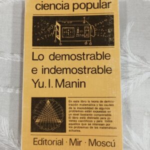 LO DEMOSTRABLE E INDEMOSTRABLE