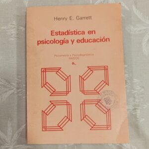 ESTADISTICA EN PSICOLOGIA Y EDUCACION