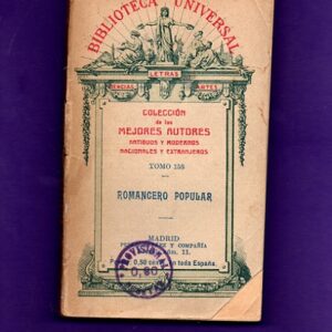 ROMANCERO POPULAR.