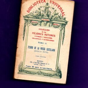 TESORO DE LA POESIA CASTELLANA. SIGLO XVII.