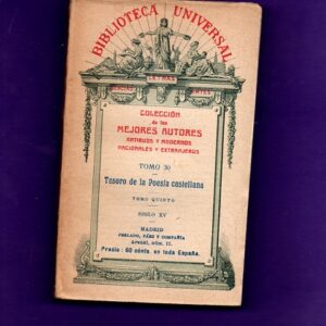 TESORO DE LA POESIA CASTELLANA. SIGLO XV.