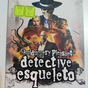 DETECTIVE ESQUELETO JUGANDO CON FUEGO