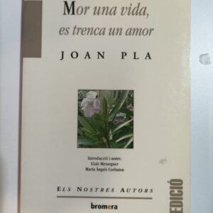 MOR UNA VIDA, ES TRENCA UN AMOR