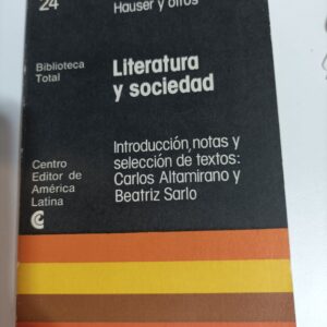 LITERATURA Y SOCIEDAD