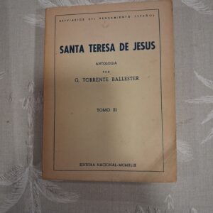 ANTOLOGIA SANTA TERESA DE JESUS TOMO III